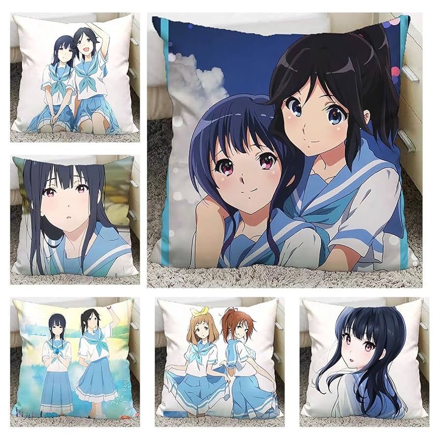 Amazon｜リズと青い鳥 クッション 抱き枕 グッズ かわいい 鎧塚